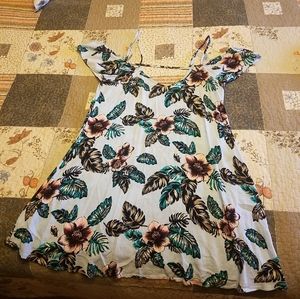 Off shoulder sun dress